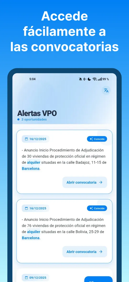 Alertas VPO